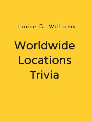 cover image of Worldwide Locations Trivia
